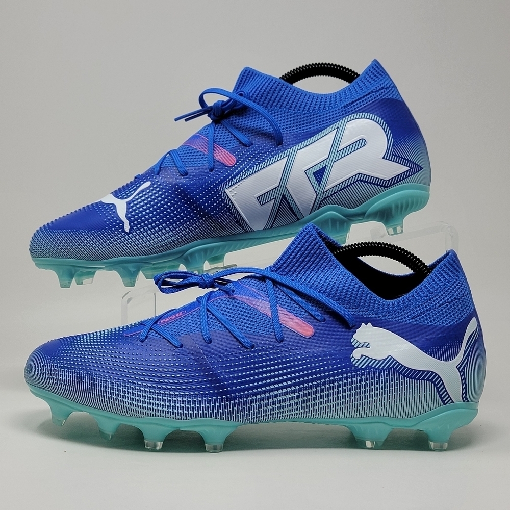 Puma Future 7 Match FG/AG Soccer Cleats 107931 01 Bluemazing Men’s Size 8.5 New - Picture 3 of 14